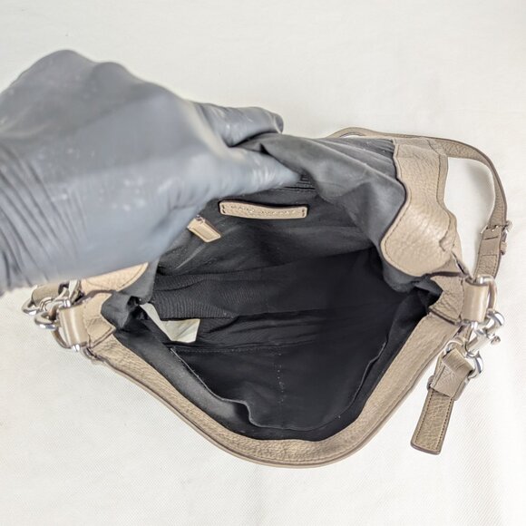 Marc Jacobs Recruit Saddle Leather Bag In Beige Made in Vietnam - Picture 4 of 15